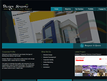 Tablet Screenshot of designstreamsltd.com